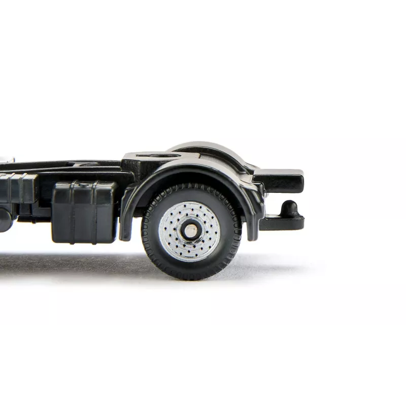 Siku MAN sunkvežimis su kelio volu, modelis 1:87, metalas, plastikas, raudona, geltona