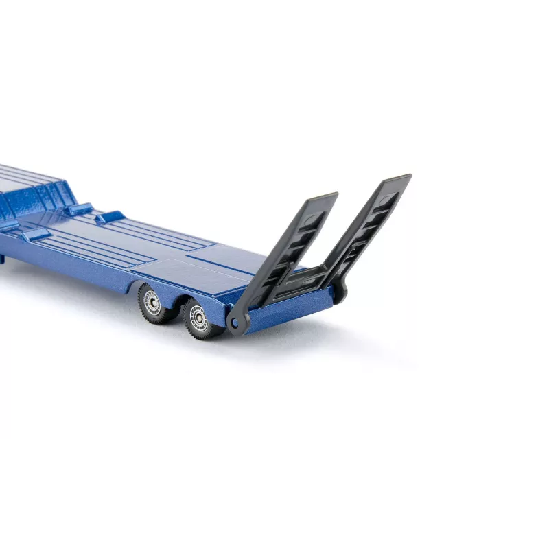 Siku MAN sunkvežimis su ekskavatoriumi-krautuvu, modelis 1:87, metalas/plastikas, mėlyna/geltona