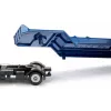 Siku MAN sunkvežimis su ekskavatoriumi-krautuvu, modelis 1:87, metalas/plastikas, mėlyna/geltona