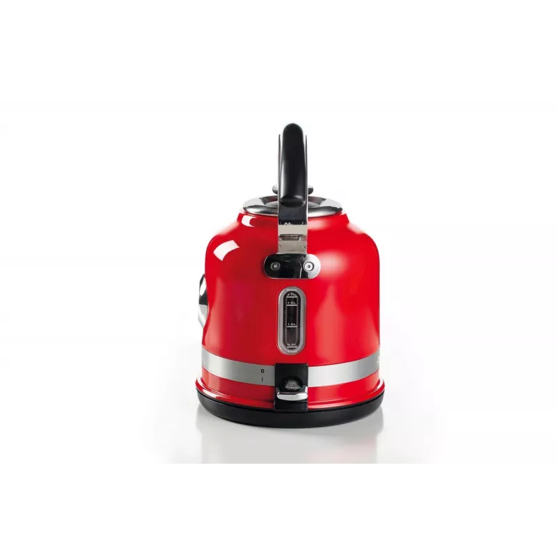 Ariete 2854 Moderna elektrinis virdulys, 2000 W, 1,7 l talpa, 360° belaidis, automatinis išsijungimas, išimamas filtras, vandens lygio indikatorius, termometras, raudonas
