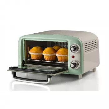 Ariete 3919 elektrinė orkaitė Retro, 800 W, 10 l, dvigubas stiklas, žalia