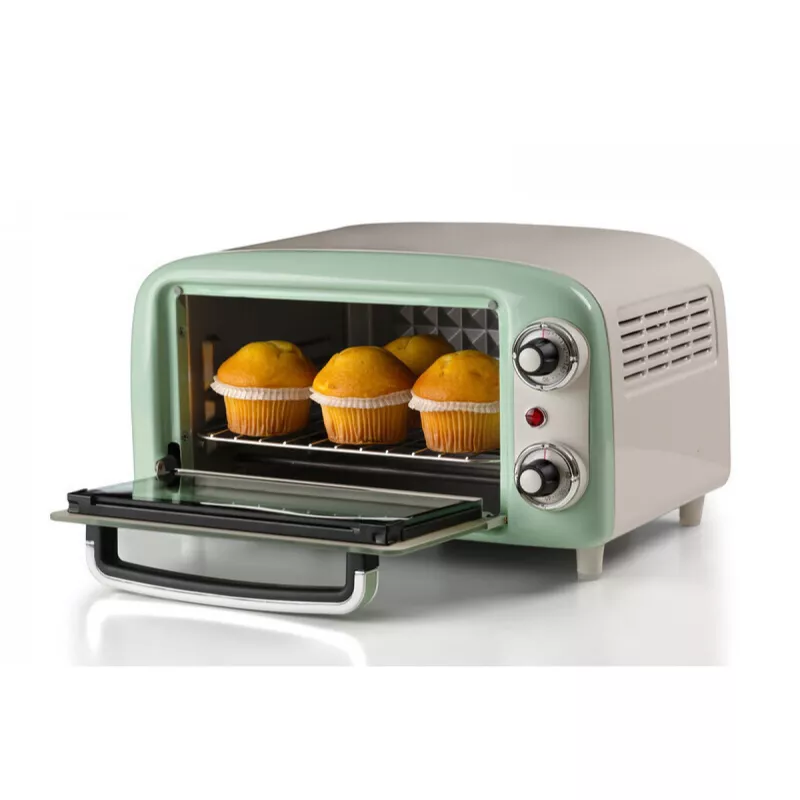 Ariete 3919 elektrinė orkaitė Retro, 800 W, 10 l, dvigubas stiklas, žalia