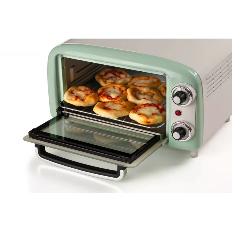 Ariete 3919 elektrinė orkaitė Retro, 800 W, 10 l, dvigubas stiklas, žalia