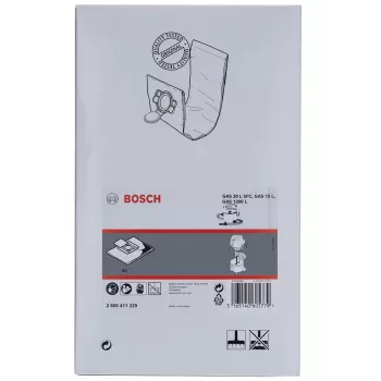 Bosch 2 605 411 229 dulkių maišelis iš fliso
