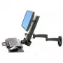 Ergotron 200 Series Combo Arm sieninis laikiklis 61 cm (24 colių) juodas