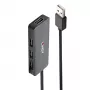 USB centrinis įrenginys Lindy 4 prievadų USB 2.0 Hub
