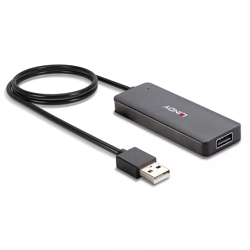 USB centrinis įrenginys Lindy 4 prievadų USB 2.0 Hub