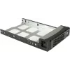 Server Rack Korpusas INTER-TECH IPC 4U-4708 — 4U, Juodas, ATX/PS2 maitinimo šaltiniui, 4x priekiniai 80mm, 2x galiniai 80mm, 2.5/3.5 colio HDD