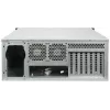 Server Rack Korpusas INTER-TECH IPC 4U-4708 — 4U, Juodas, ATX/PS2 maitinimo šaltiniui, 4x priekiniai 80mm, 2x galiniai 80mm, 2.5/3.5 colio HDD