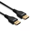 Lindy 1m Slim DisplayPort 1.4 laidas, 1 m, DisplayPort, DisplayPort, Vyriškas, Vyriškas, 7680 x 4320 pikselių