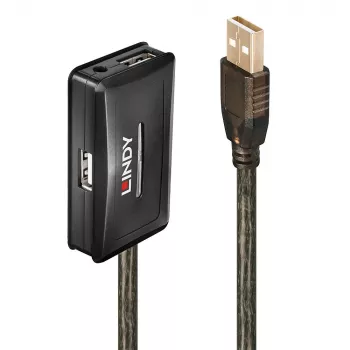 Lindy 10m USB 2.0 aktyvus prailginimo šakotuvas