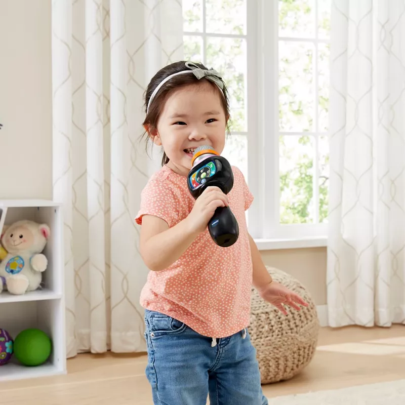 VTech Baby Magisches Singspaß-Mikrofon, žaislinis mikrofonas, 2-5 m., AAA, 200 g, juodas