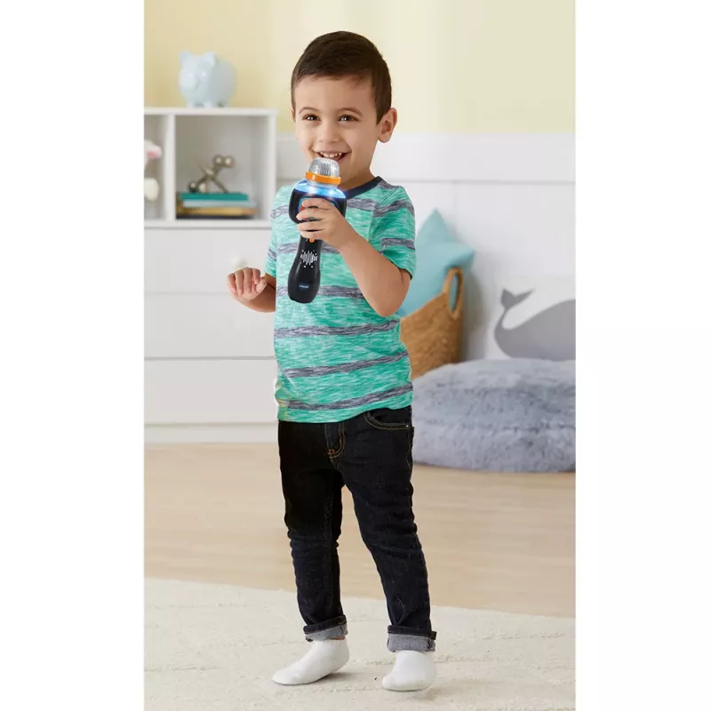 VTech Baby Magisches Singspaß-Mikrofon, žaislinis mikrofonas, 2-5 m., AAA, 200 g, juodas