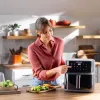 NutriBullet CrispLite Vision 8 L 2000 W Karšto oro gruzdintuvė Juoda