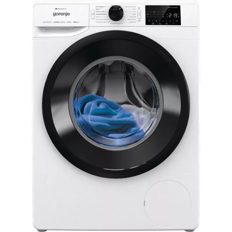 Gorenje WPNEI84A1TS skalbyklė su priekiniu pakrovimu 8 kg 1400 aps./min. Balta