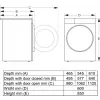 Gorenje WPNEI84A1TS skalbyklė su priekiniu pakrovimu 8 kg 1400 aps./min. Balta