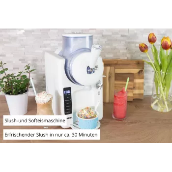 Unold 2in1 Slush ir Minkštųjų Ledų Gaminimo Mašina Sofie 48950, 2 L, 150 W