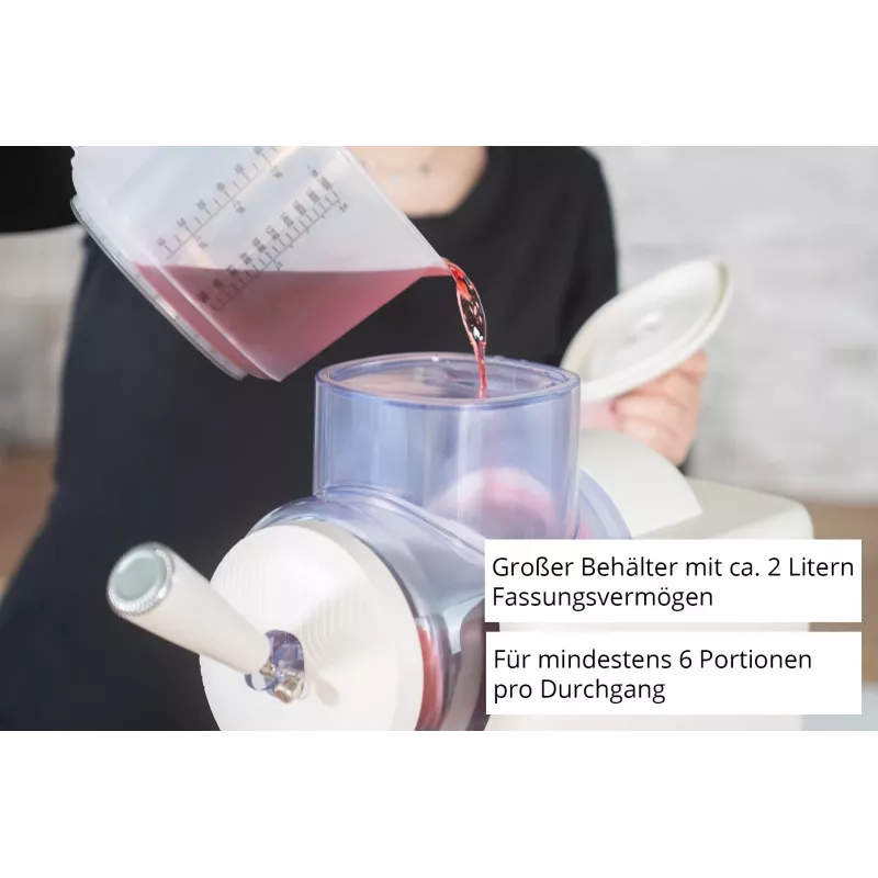 Unold 2in1 Slush ir Minkštųjų Ledų Gaminimo Mašina Sofie 48950, 2 L, 150 W