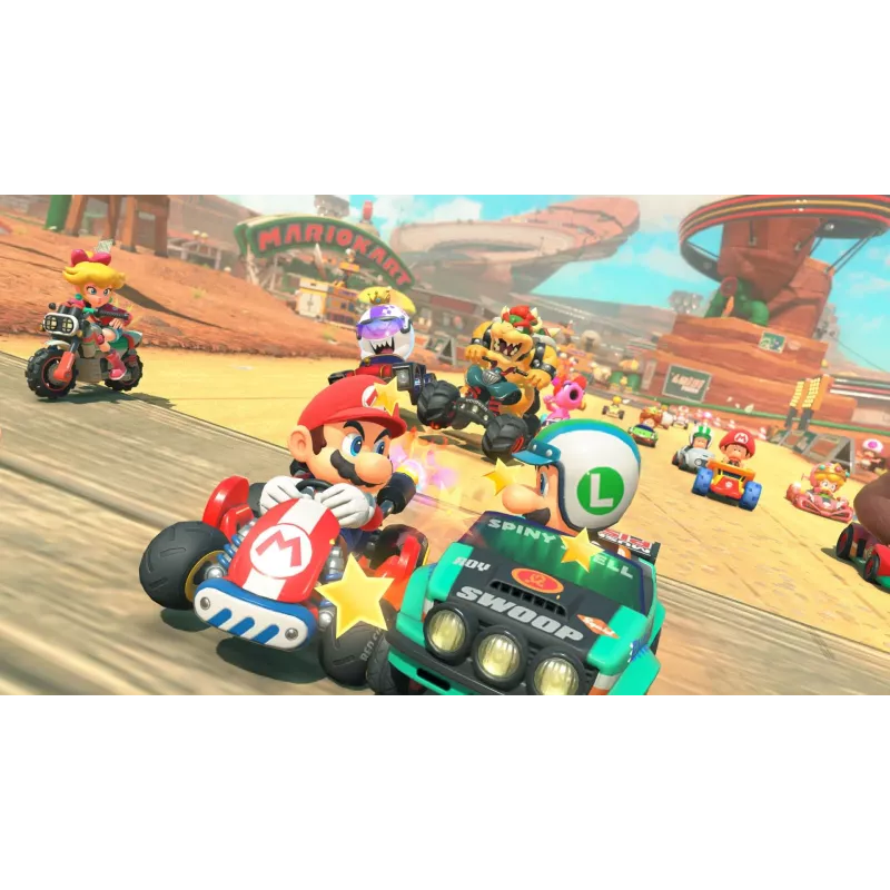 Nintendo Mario Kart World Standartinis leidimas supaprastinta kinų, vokiečių, anglų, ispanų, prancūzų, italų, japonų, korėjiečių, portugalų, rusų kalba Nintendo Switch 2