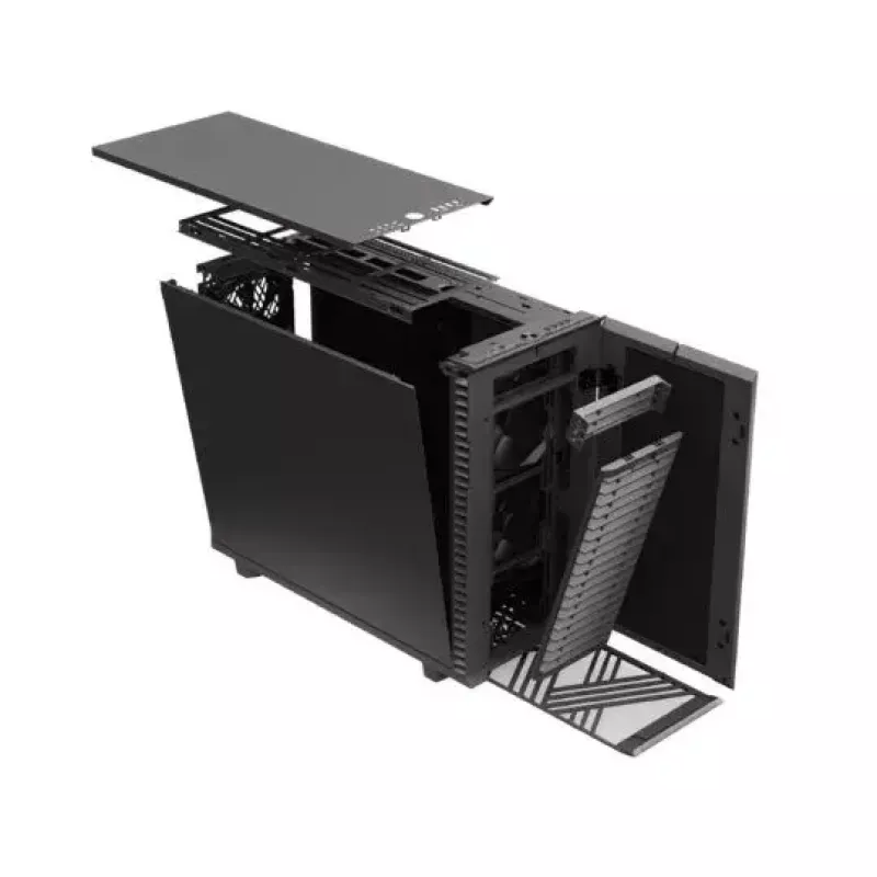 Fractal Design Define 7 PCGH Edition Midi Tower kompiuterio korpusas, juodos spalvos (FD-C-DEF7A-11)