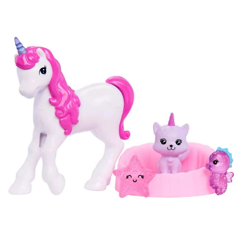 Barbie Advent Calendar su lėle ir 24 staigmenų aksesuarais, įskaitant vienaragį ir augintinius