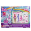 Barbie Advent Calendar su lėle ir 24 staigmenų aksesuarais, įskaitant vienaragį ir augintinius