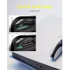 Šilumos šalintuvas ICY BOX IB-M2HS-PS5, skirtas PlayStation 5, juodas, 27 mm × 76 mm × 9 mm
