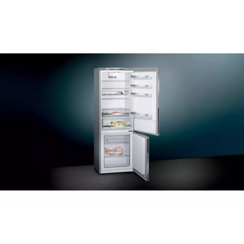 Šaldytuvas-šaldiklis Siemens KG49EAICA Laisvai pastatomas 419 L Nerūdijantis plienas