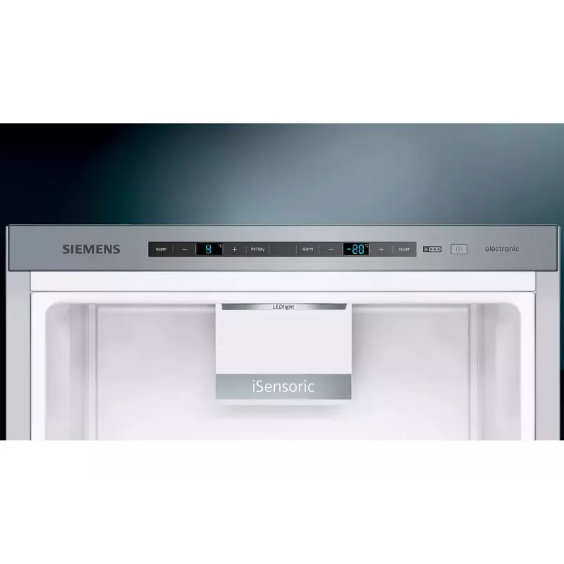 Šaldytuvas-šaldiklis Siemens KG49EAICA Laisvai pastatomas 419 L Nerūdijantis plienas