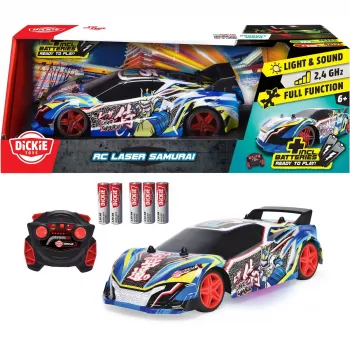 Radijo bangomis valdomas automobilis Simba-Dickie Dickie RC Laser Samurai, mastelis 1:20