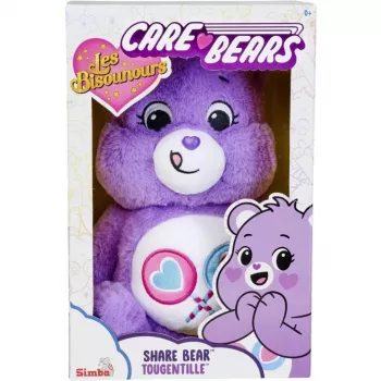 Plušinis minkštas žaislas Simba-Dickie Care Bears Share Gern Bärchi 35 cm – meilus personažinis žaisliukas