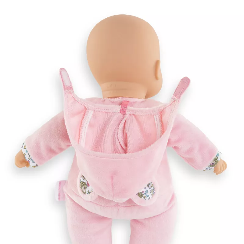 Minkštas žaislinis meškiukas Simba-Dickie Corolle Mon Doudou Corolle Sweetheart rožinis – guodžianti pliušinė lėlė