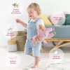 Minkštas žaislinis meškiukas Simba-Dickie Corolle Mon Doudou Corolle Sweetheart rožinis – guodžianti pliušinė lėlė