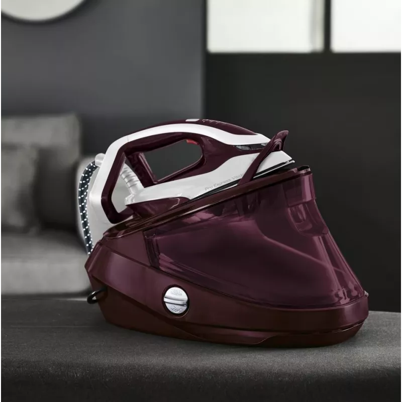 Garų generatorius Tefal Pro Express Vision GV9810 3000 W 1,1 l Durilium AirGlide Autoclean padas Raudonas, Baltas