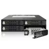 5,25 colių diskų laikiklis Icy Dock MB994SK-1B (4x 2,5 colio SATA/SAS, metalinis, su užraktais)