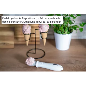 Kaušelis ledams Unold 488990 4 mm Nerūdijantis plienas Plastikas Baltas