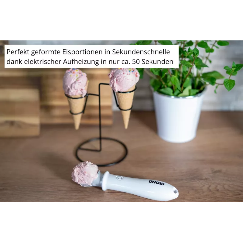 Kaušelis ledams Unold 488990 4 mm Nerūdijantis plienas Plastikas Baltas