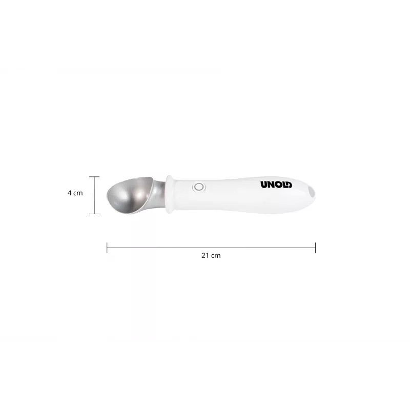 Kaušelis ledams Unold 488990 4 mm Nerūdijantis plienas Plastikas Baltas
