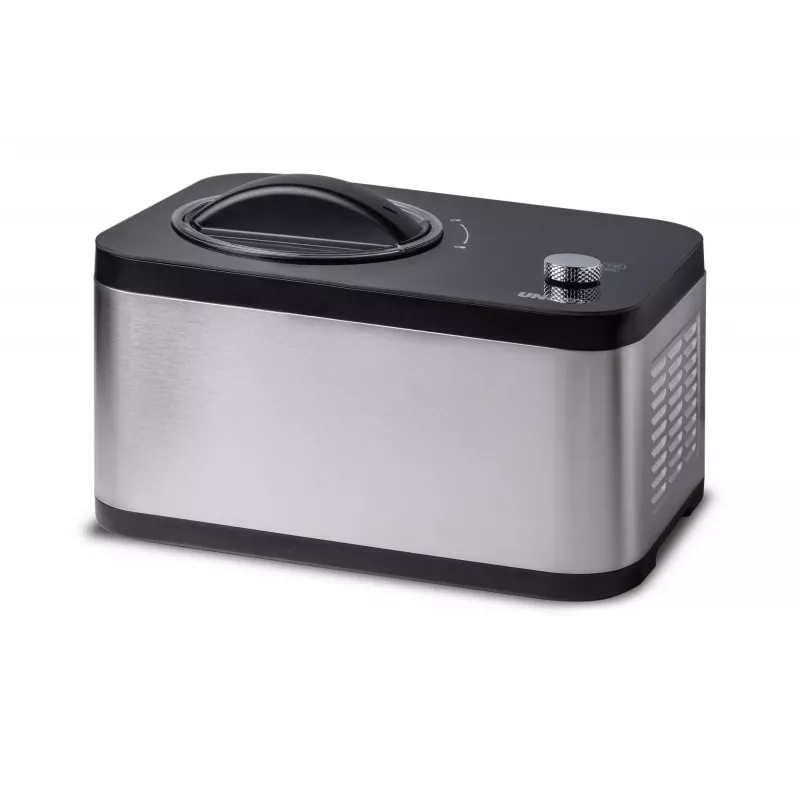 Unold 48826 EVA ledų ir jogurto gaminimo aparatas su kompresoriumi, 1,5 l, 120 W, juodas, nerūdijantis plienas