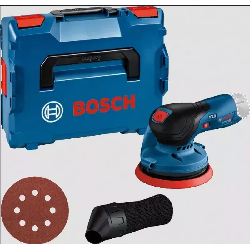 Bosch GEX 12V-125 Professional diskinis šlifuoklis 10000 RPM 20000 OPM Juoda, Mėlyna, Raudona