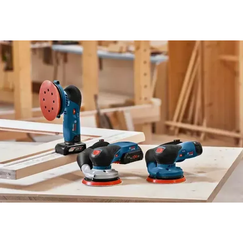 Bosch GEX 12V-125 Professional diskinis šlifuoklis 10000 RPM 20000 OPM Juoda, Mėlyna, Raudona