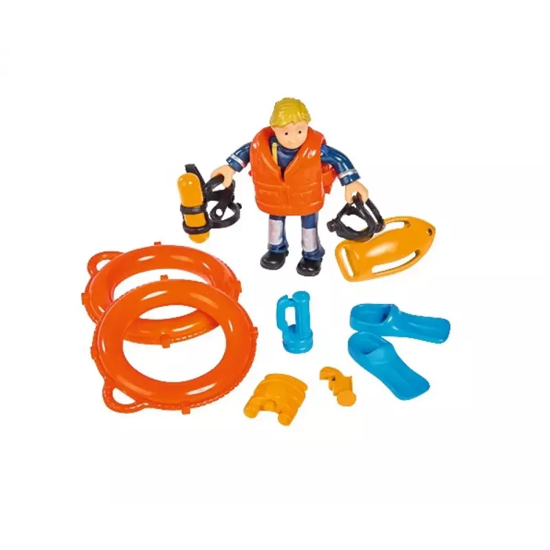 Žaislinė valtis Simba-Dickie Fireman Sam Neptune Boat su figūrėle
