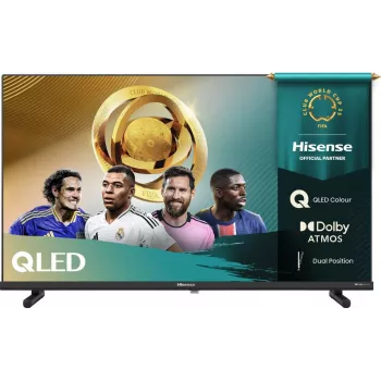 Hisense 32A5Q 81.3 cm (32 coliai) Full HD QLED Smart TV Wi-Fi Juoda