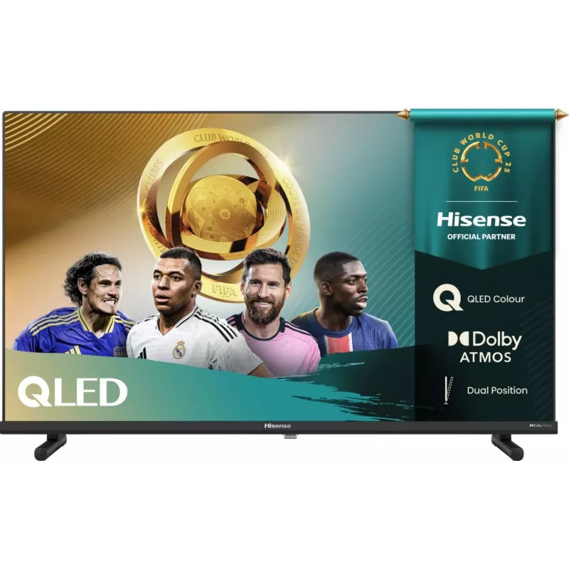 Hisense 32A5Q 81.3 cm (32 coliai) Full HD QLED Smart TV Wi-Fi Juoda