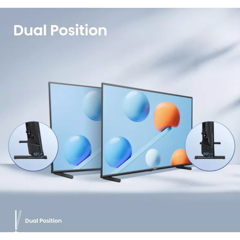 Hisense 32A5Q 81.3 cm (32 coliai) Full HD QLED Smart TV Wi-Fi Juoda