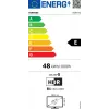 Hisense 43E77Q 109,2 cm (43 coliai) 4K Ultra HD QLED išmanusis televizorius, Wi-Fi, juodas