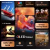 Hisense 43E77Q 109,2 cm (43 coliai) 4K Ultra HD QLED išmanusis televizorius, Wi-Fi, juodas