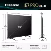 Hisense 85E77Q PRO 2.16 m (85 coliai) 4K Ultra HD išmanusis televizorius QLED Wi-Fi juodas
