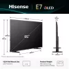 Hisense 85E77Q 2,16 m (85 col.) 4K Ultra HD QLED Smart TV Wi-Fi Juoda