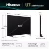 Hisense 100U7Q 2,54 m (100 col.) 4K Ultra HD išmanusis televizorius su Wi-Fi, juodas